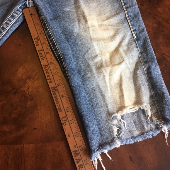True Religion Bobby Big T Denim Shorts ~ 30 - Picture 11 of 16